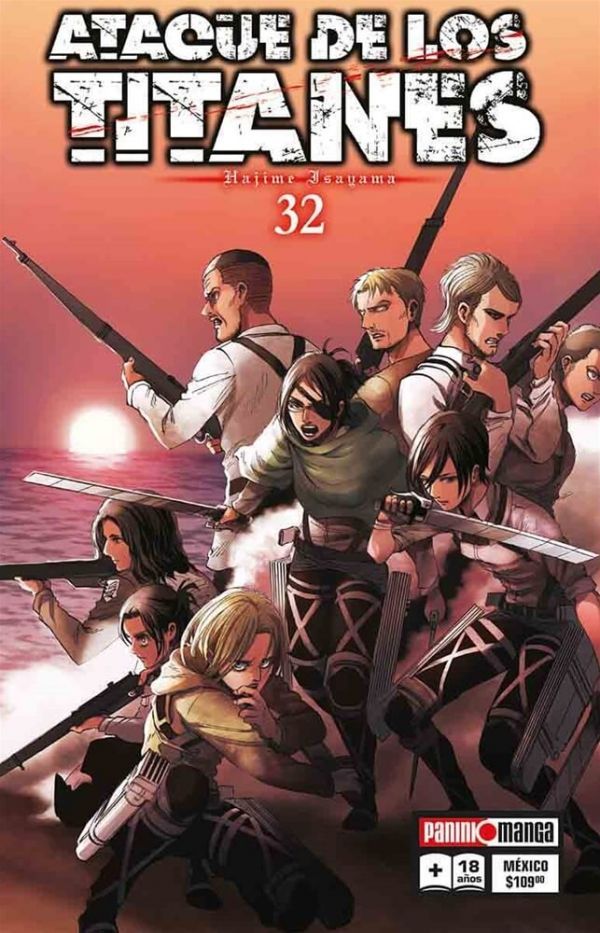 Manga Ataque de los Titanes tomo 32 en Guatemala Original