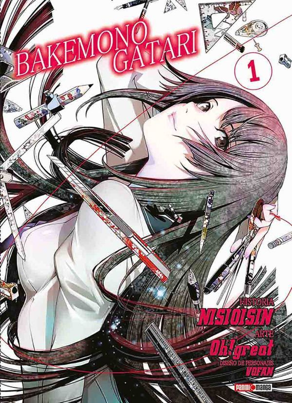 Manga Bakemonogatari tomo 01 en Guatemala