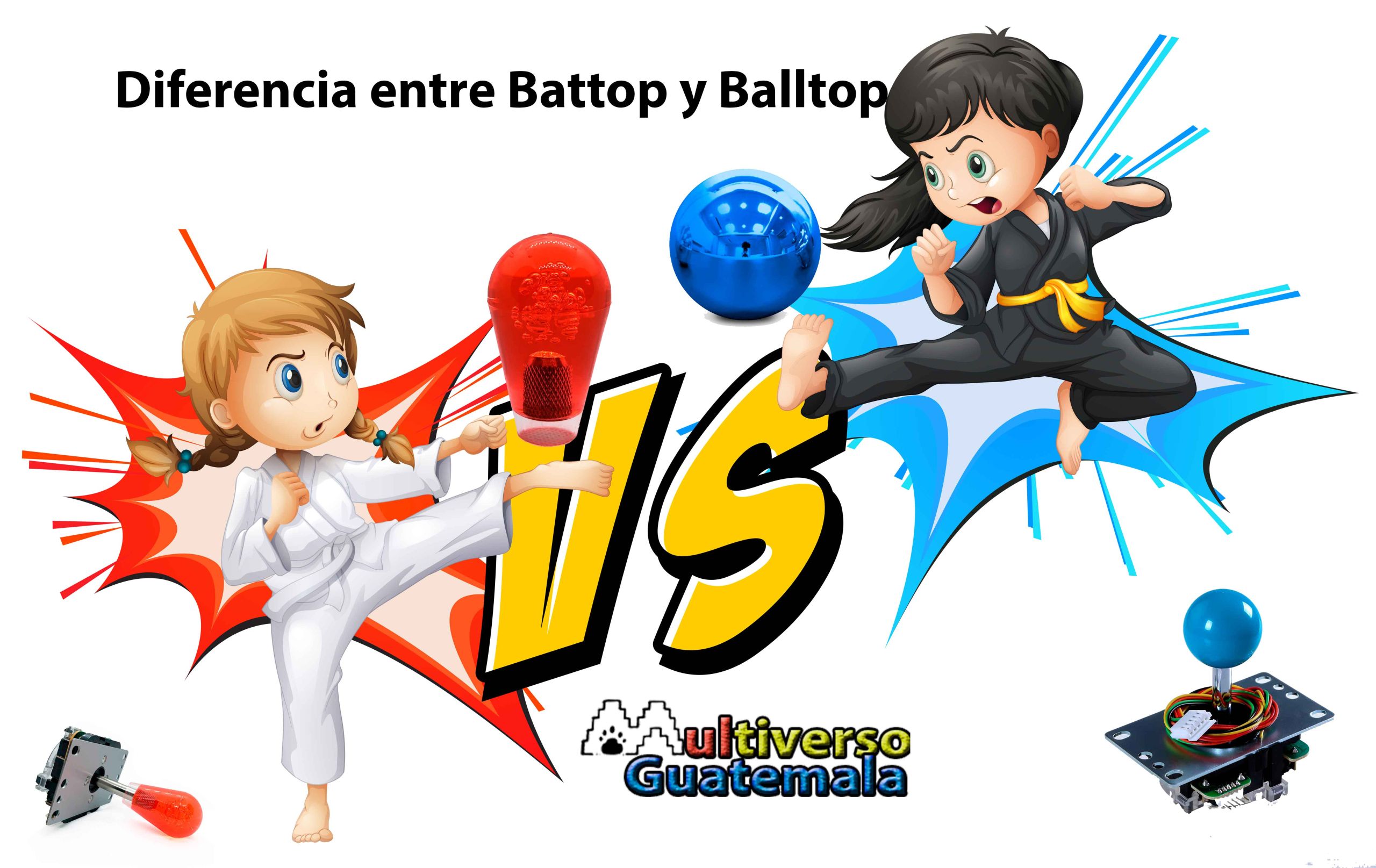 Diferencia entre battop y balltop en palancas en Guatemala