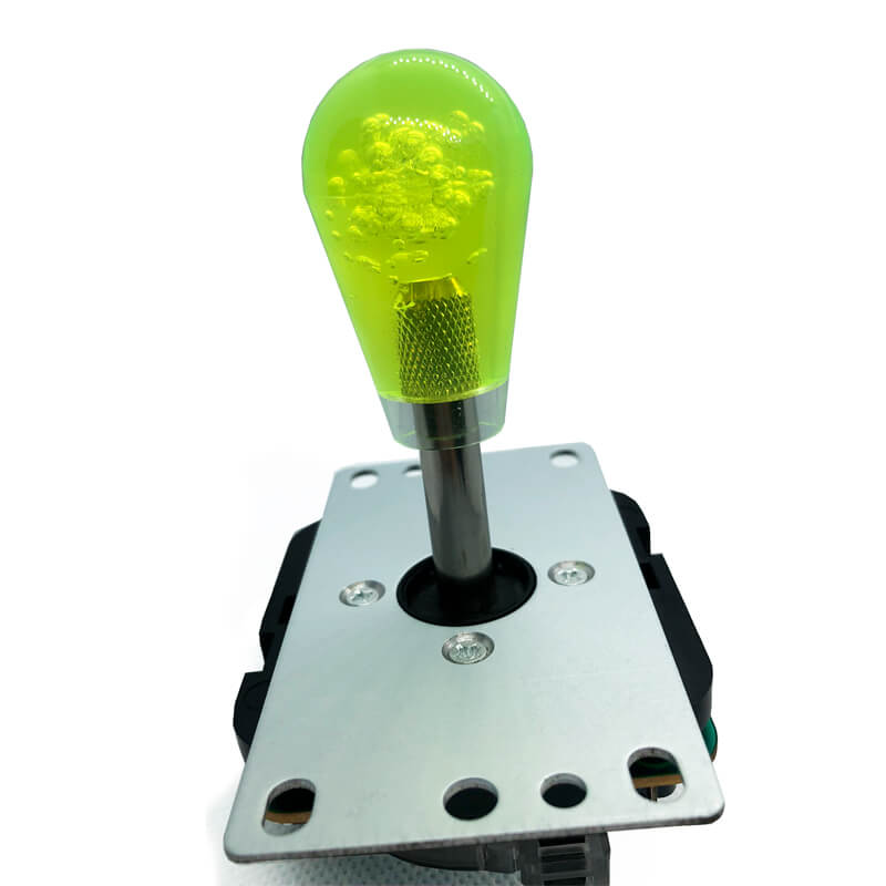 Battop Amarillo translúcido con Burbujas para palanca Sanwa, Hori y Qanba - Imagen 2