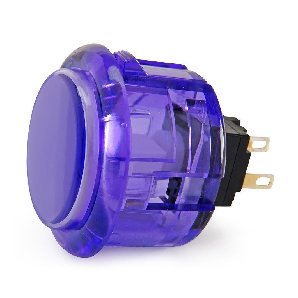 Botón Seimitsu 30mm Color Morado Translucido