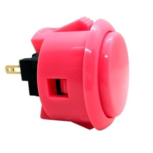 Botón Sanwa OBSF-30 Original Color Rosa