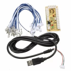 PS3/PC, Mac  Zero Delay USB para Arcades Estilo Americano