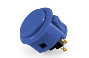 Sanwa OBSF 30mm Pulsadores Azul Oscuro